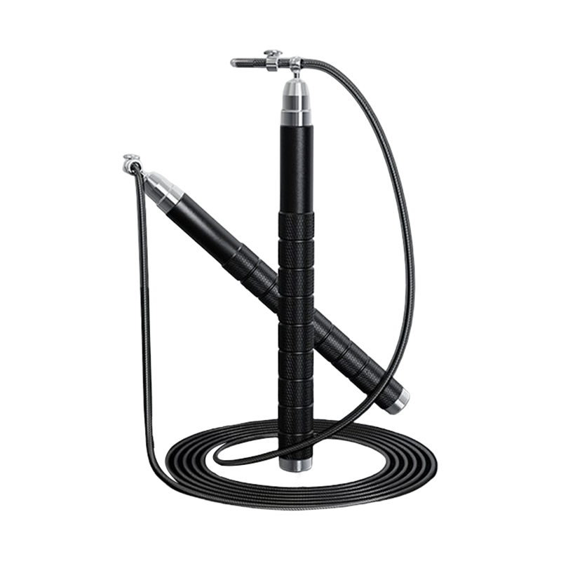 TS-12 crno-bijelo uže za preskakanje s aluminijskom ručkom